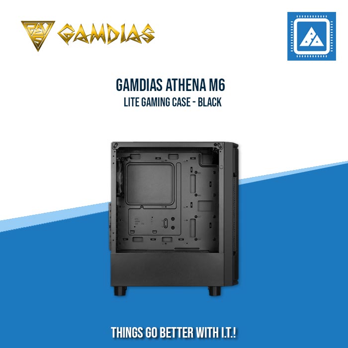 GAMDIAS ATHENA M6 LITE GAMING CASE BLACK GAMDIAS ATHENA M6 LITE GAMING CASE BLACK